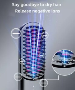 Alternative view of • Wireless hair straighter