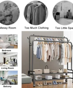 ستاند ملابس زوجي معدني 50 ك - الصورة 4