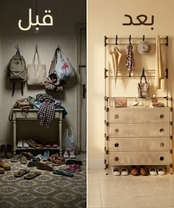 دولاب تخزين و جزامه مع 4 ادارج