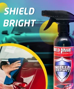 Alternative view of • عرض قطعتين ملمع السيارة Shield Bright + سبراي تجديد تابلوه السيارة
