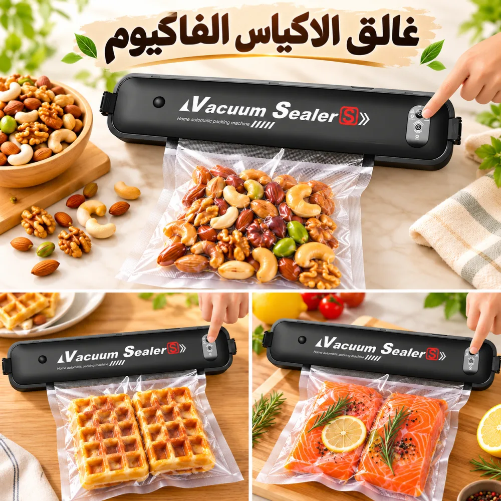 جهاز غلق الأكياس وحفظ الطعام